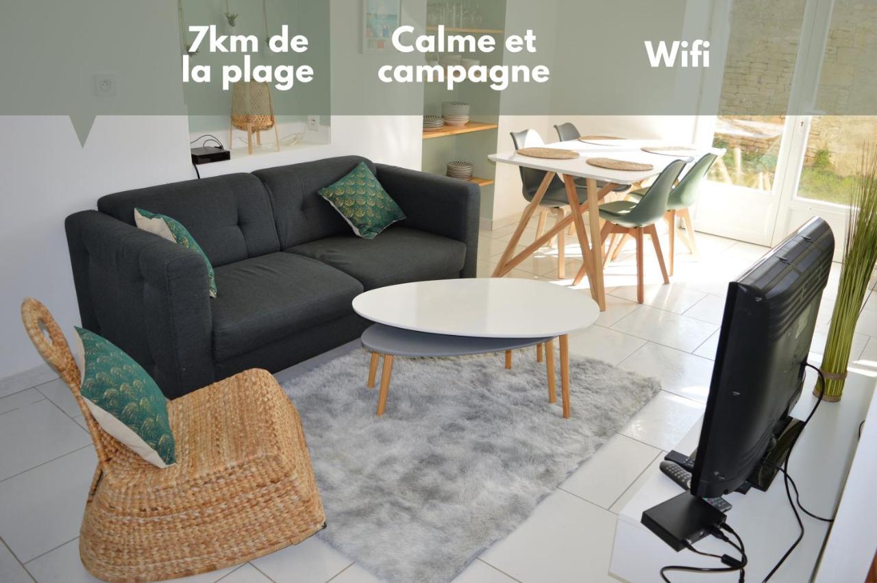 Vila Entre Terre Et Mer - Maison Pour Se Ressourcer Colombiers-sur-Seulles Exteriér fotografie